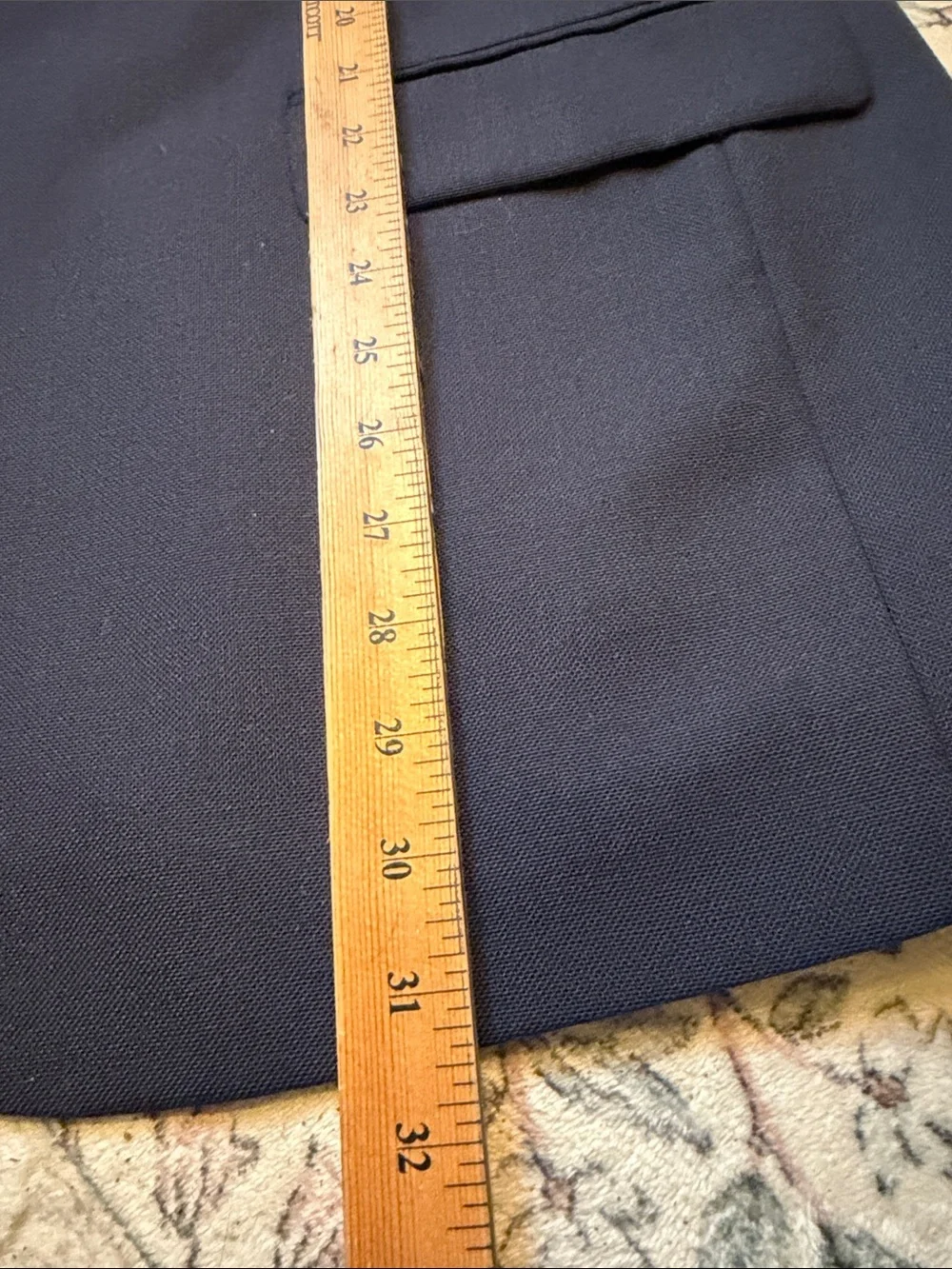 Stafford Navy Sport Coat with Gold Buttons